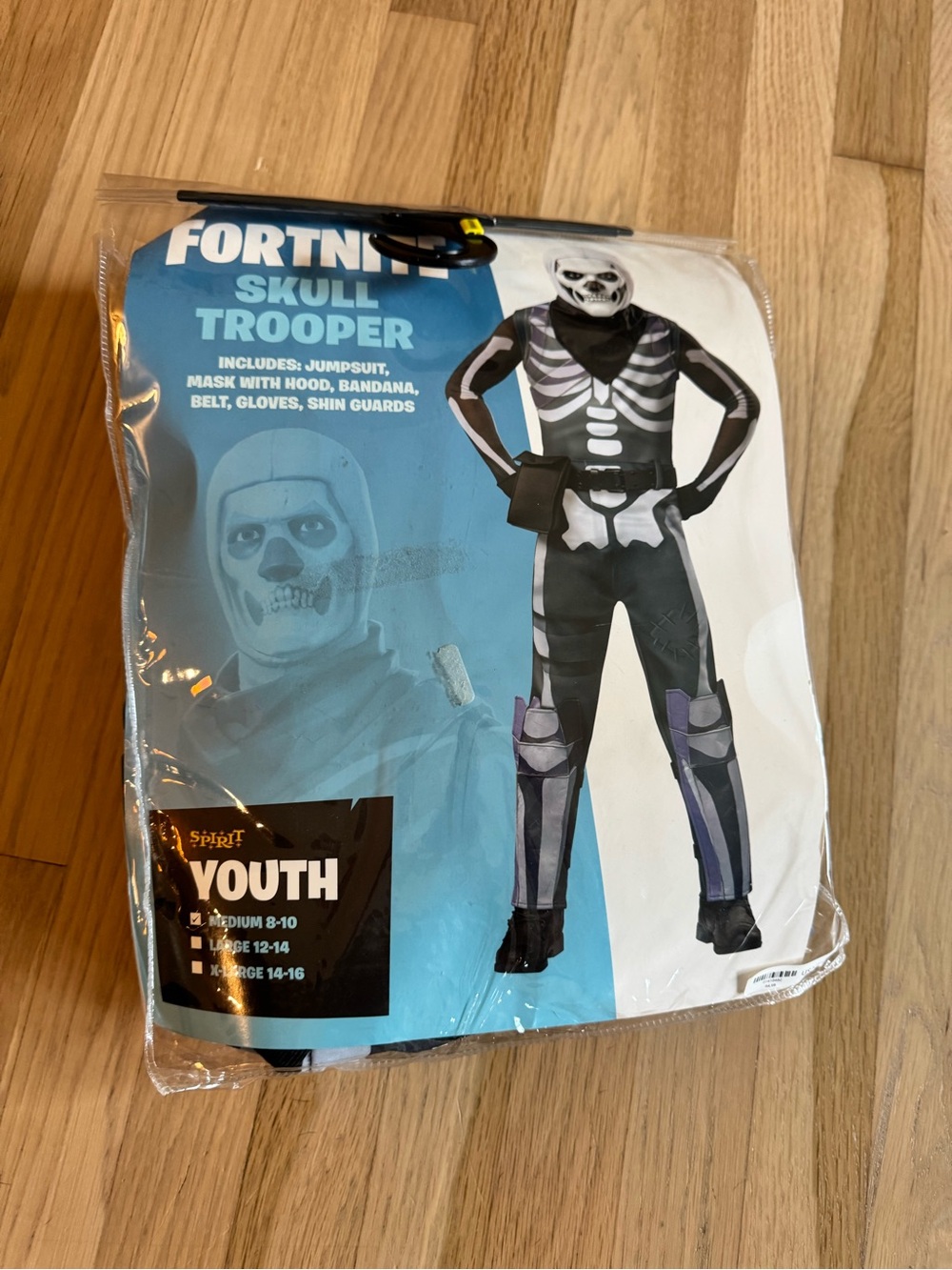 Skull Trooper Kids Halloween Costume - Black & White